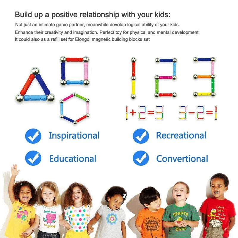 DIY Magnetic Sticks and Balls Construction Set by HitMyNeed