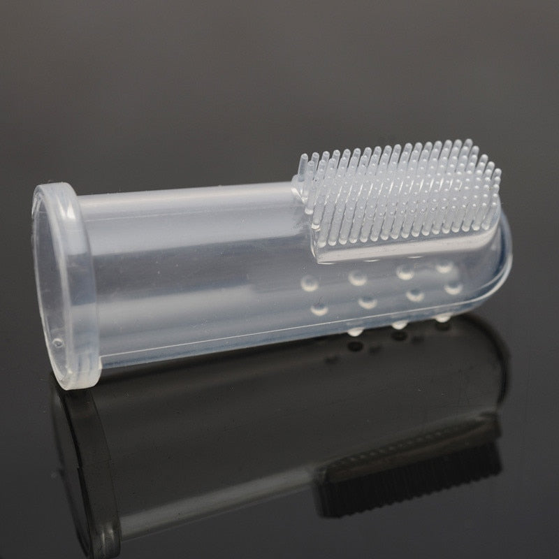 Dog Finger Toothbrush with Storage Case by HitMyNeed