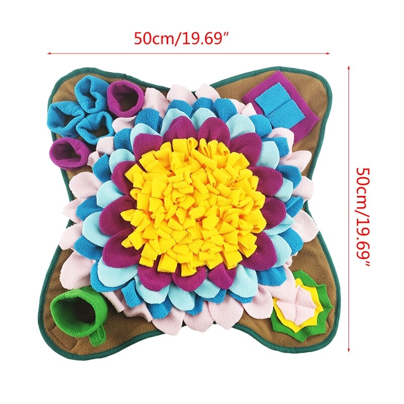 Dog Snuffle Mat Sniffing Carpet 50 x 50 cm by HitMyNeed