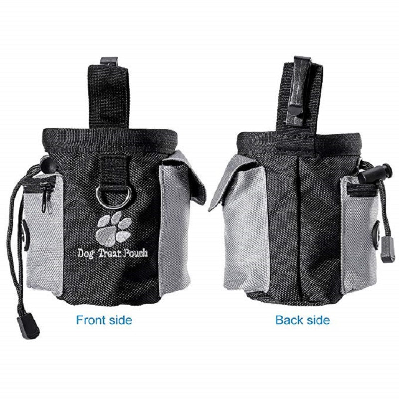 Dog Training Treat Bag with Poop Bag Holder by HitMyNeed