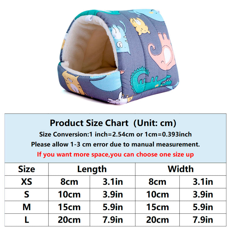 Dome Style Cotton Bed for Rabbits and Small Pets by HitMyNeed
