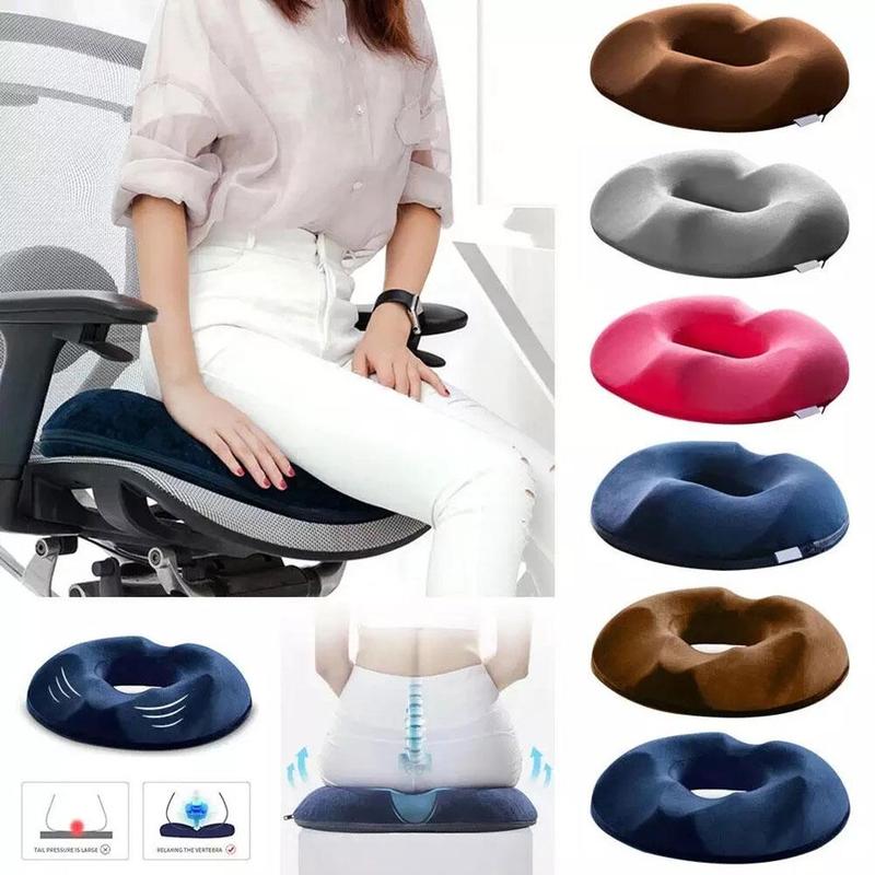 Donut Seat Cushion for Hemorrhoids & Tailbone Pain male-pink by HitMyNeed