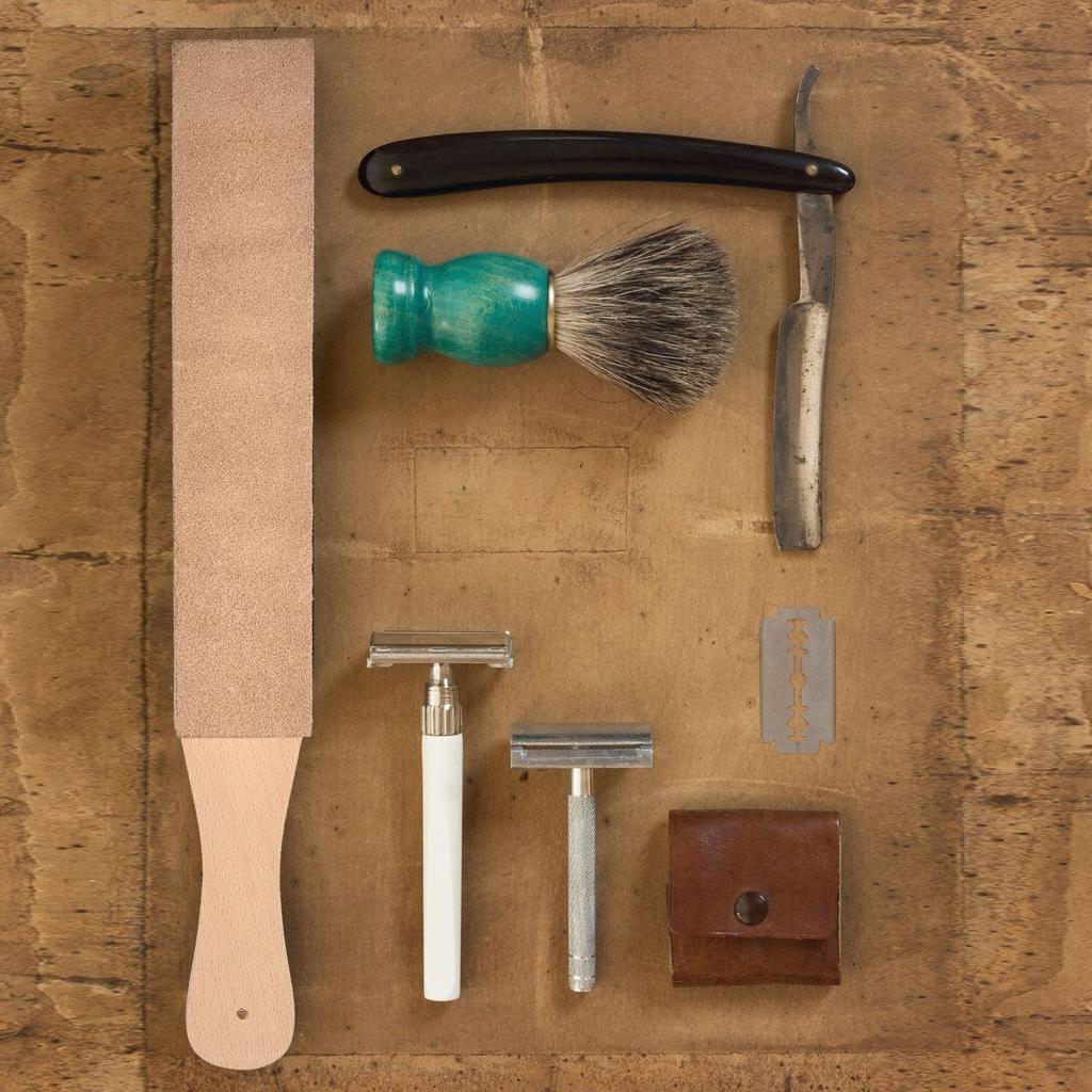 Double-Sided Leather Sharpening Strop with Compound by HitMyNeed