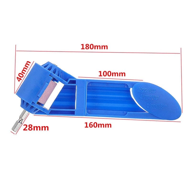 Drill Bit Sharpener Attachment for Power Drills by HitMyNeed