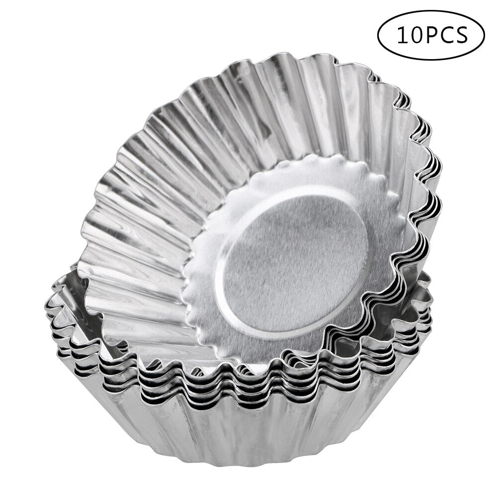 Egg Tart Aluminum Pastry Molds (Set of 20) by HitMyNeed