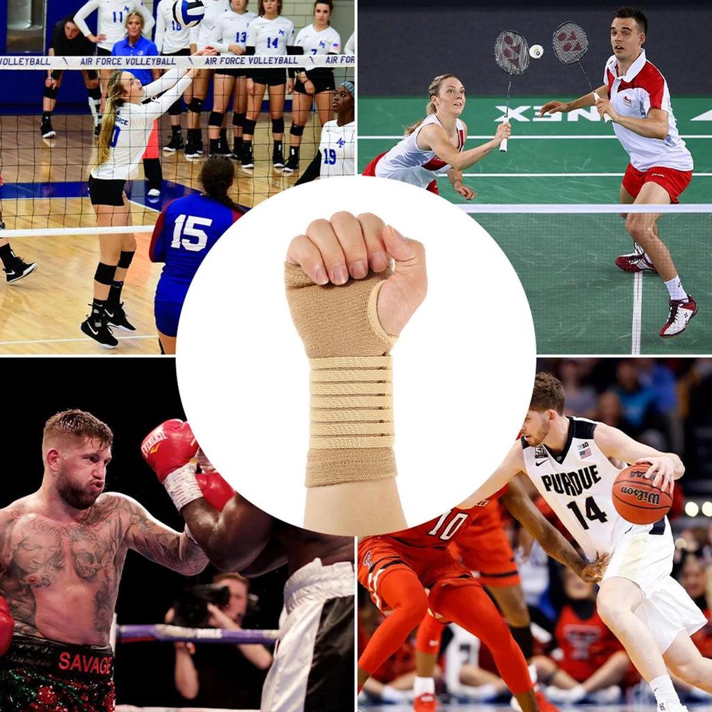 Elastic Sports Wrist Support Bandage (Pair) by HitMyNeed