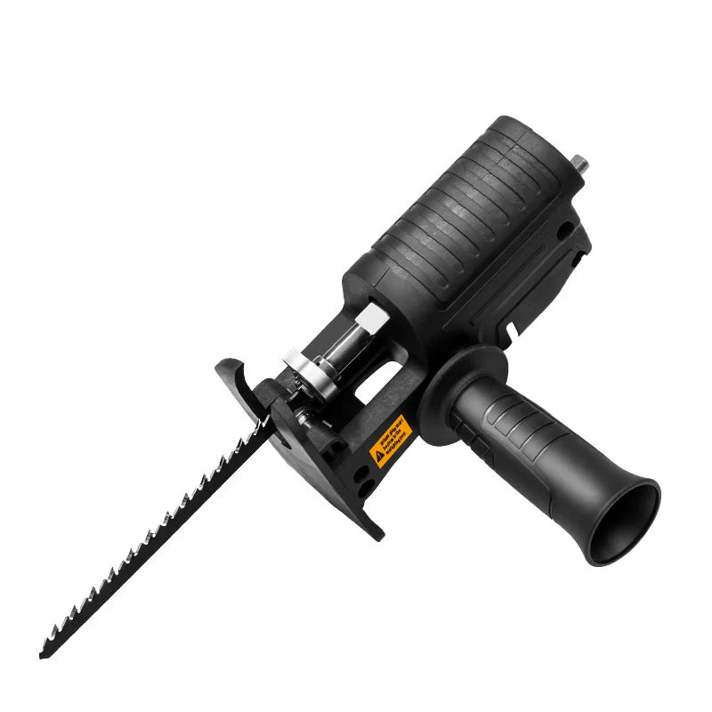 Electric Drill to Reciprocating Saw Adapter with Blade by HitMyNeed