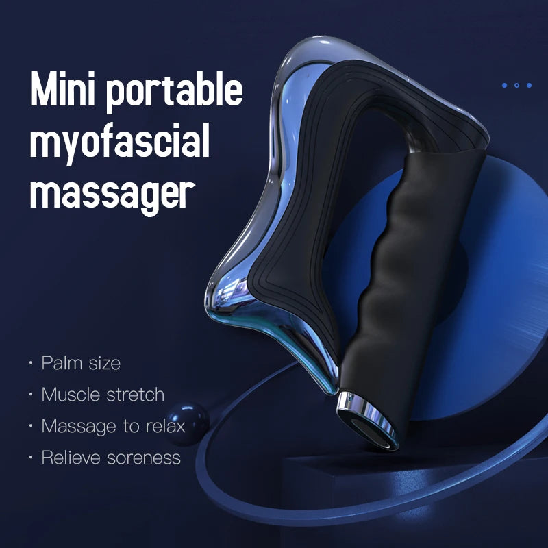 Electric EMS Gua Sha Massage Gun for Muscle Relief by HitMyNeed
