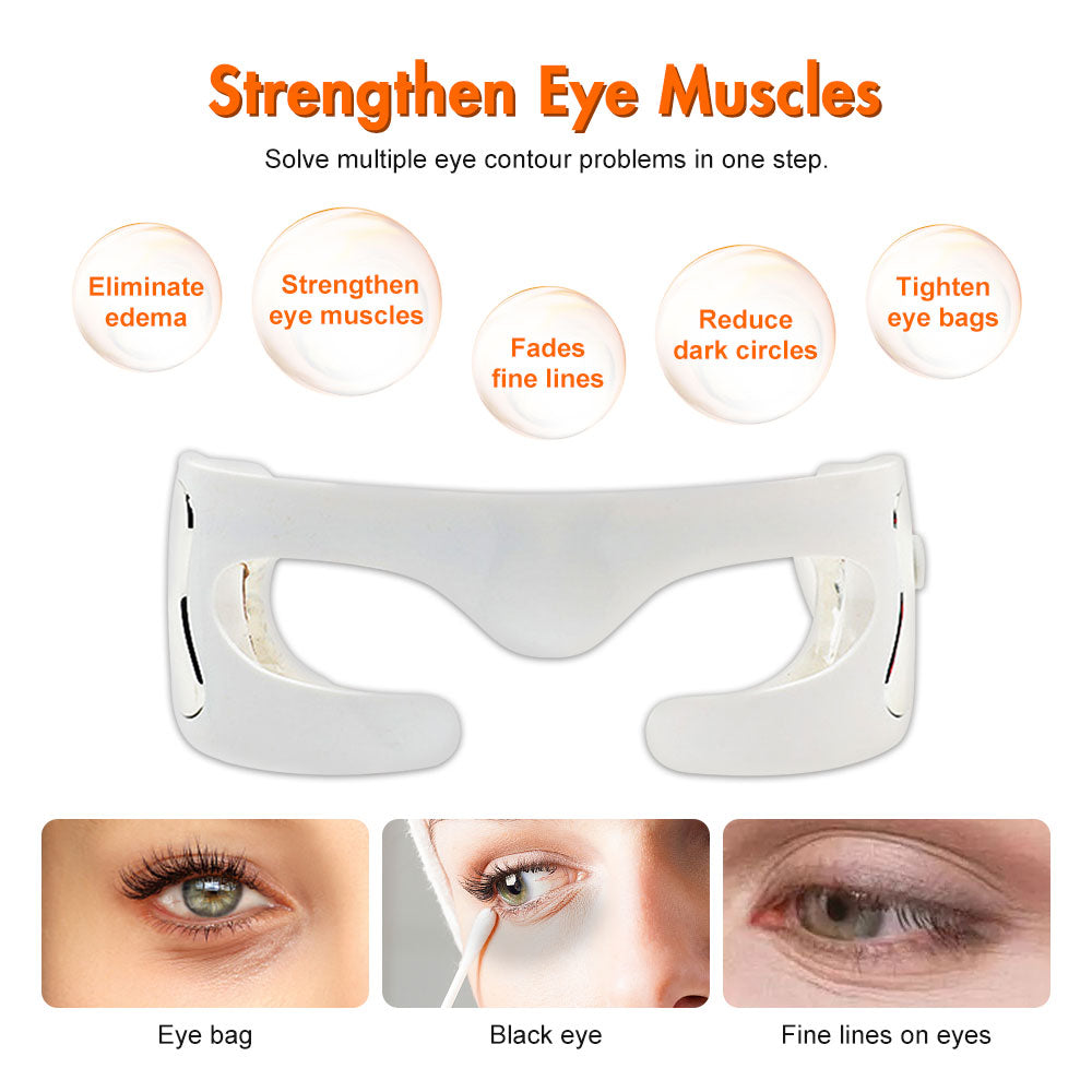 Electric LED Eye Massager with Heat Therapy by HitMyNeed