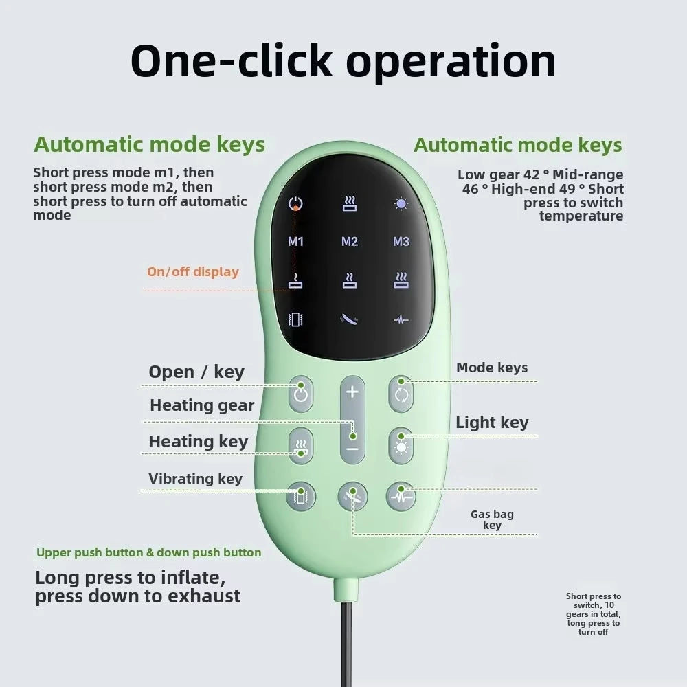 Electric Lumbar Traction Massager with Vibration by HitMyNeed