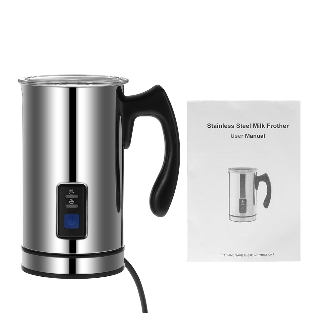 Electric Milk Frother Foam Maker 500W Stainless Steel by HitMyNeed