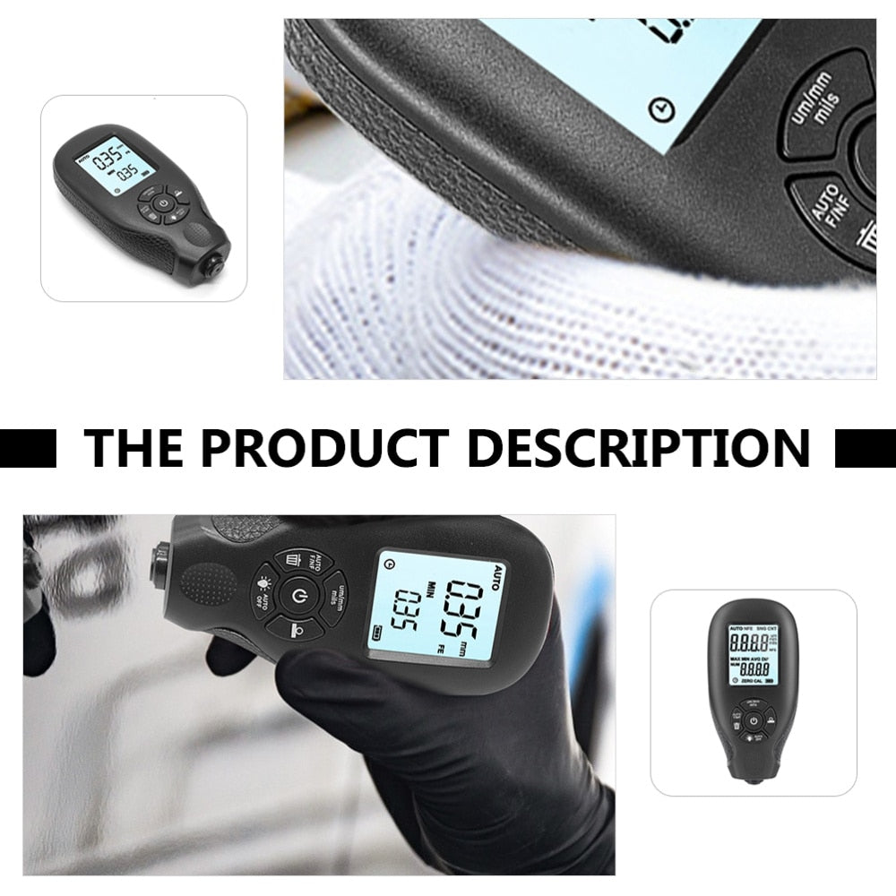 Electronic Car Paint Thickness Gauge Meter by HitMyNeed