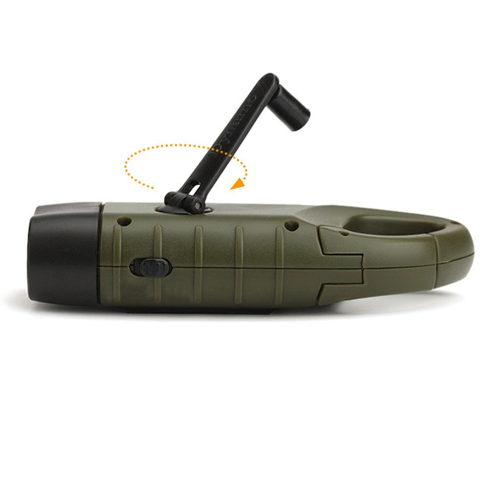 Emergency Hand Crank Solar Flashlight Torch by HitMyNeed