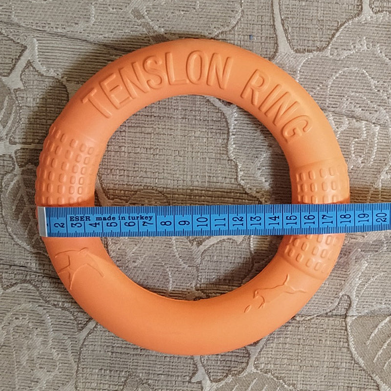 EVA Floatable Dog Ring Toy for Water & Fetch Play large-green by HitMyNeed