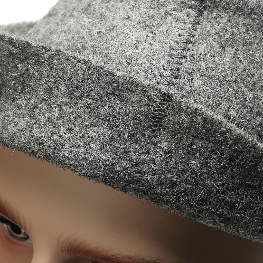 Felt 90% Wool Sauna Hat for Steam Bath Protection by HitMyNeed