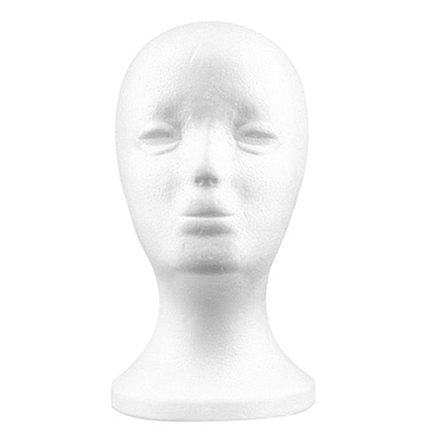 Female Foam Mannequin Head Wig Stand Holder by HitMyNeed