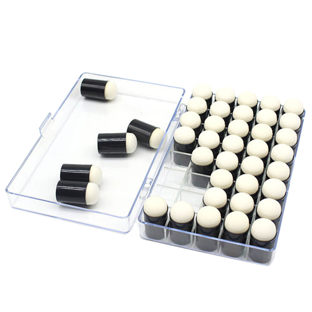 Finger Painting Sponge Daubers Set (40pcs) with Box by HitMyNeed