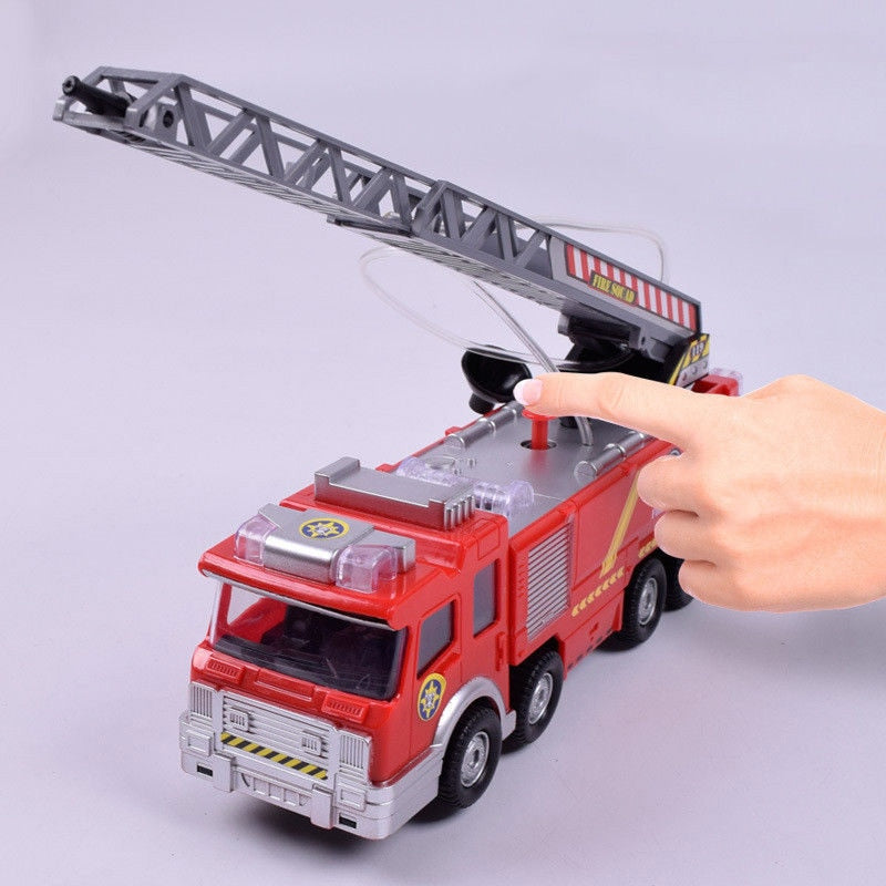 Fire Truck Toy with Working Water Sprinkler by HitMyNeed