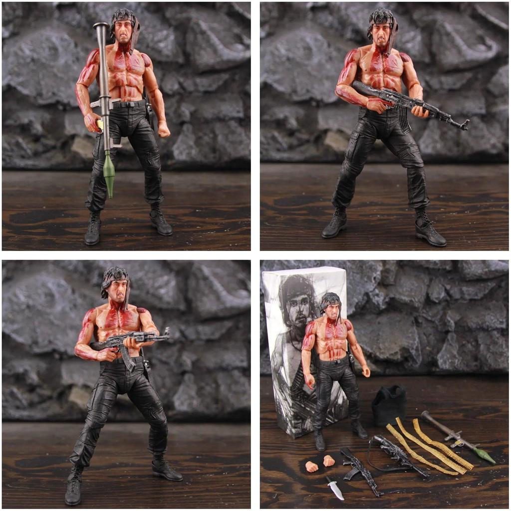 First Blood John J. Rambo 7" Action Figure Collectible by HitMyNeed