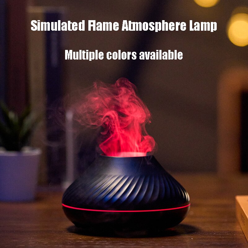 Flame Aromatherapy Humidifier with LED Atmosphere Light by HitMyNeed