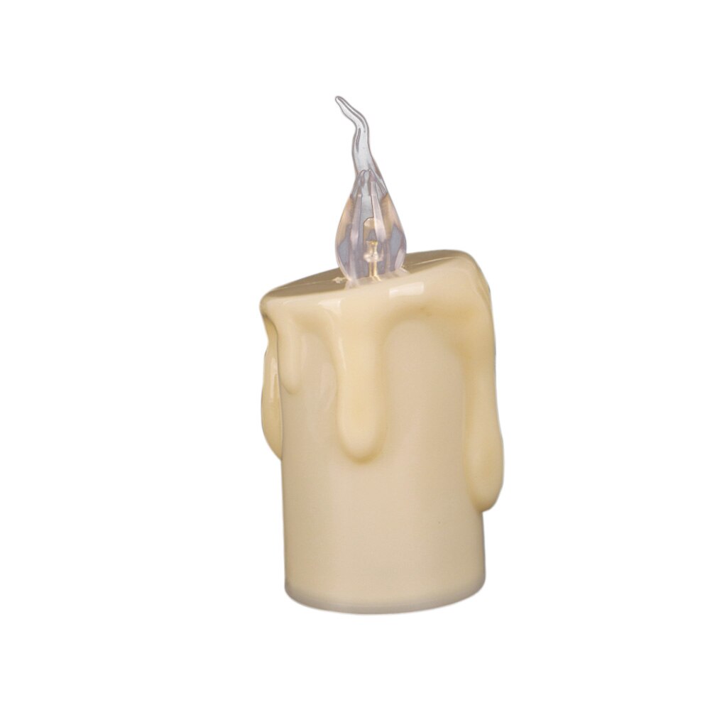 Flameless Flickering LED Candle 6x12cm by HitMyNeed