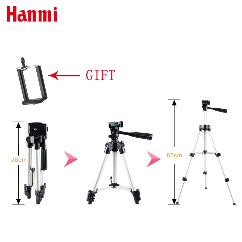 Flexible Portable Camera Tripod with Phone Holder by HitMyNeed