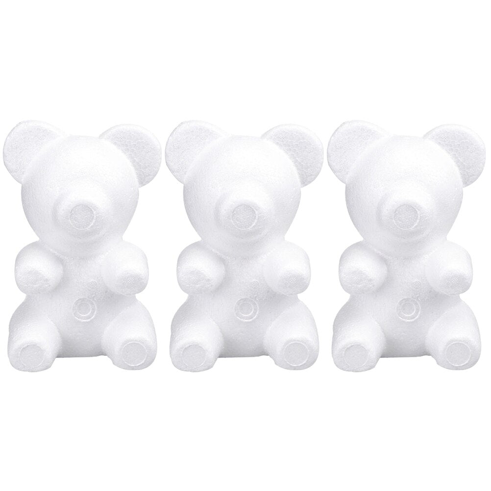 Foam Teddy Bear Flower Molds Set (3 Pieces) by HitMyNeed