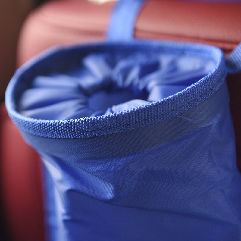 Foldable Car Trash Bag with Adjustable Hanging Strap by HitMyNeed