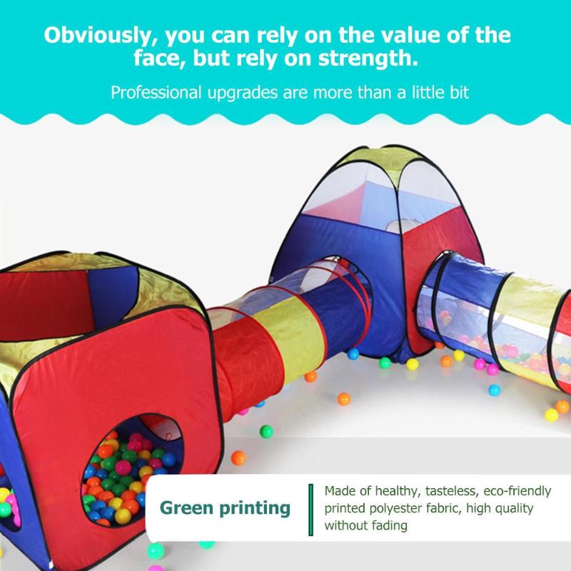 Foldable Kids Play Tunnel and Tent Set by HitMyNeed