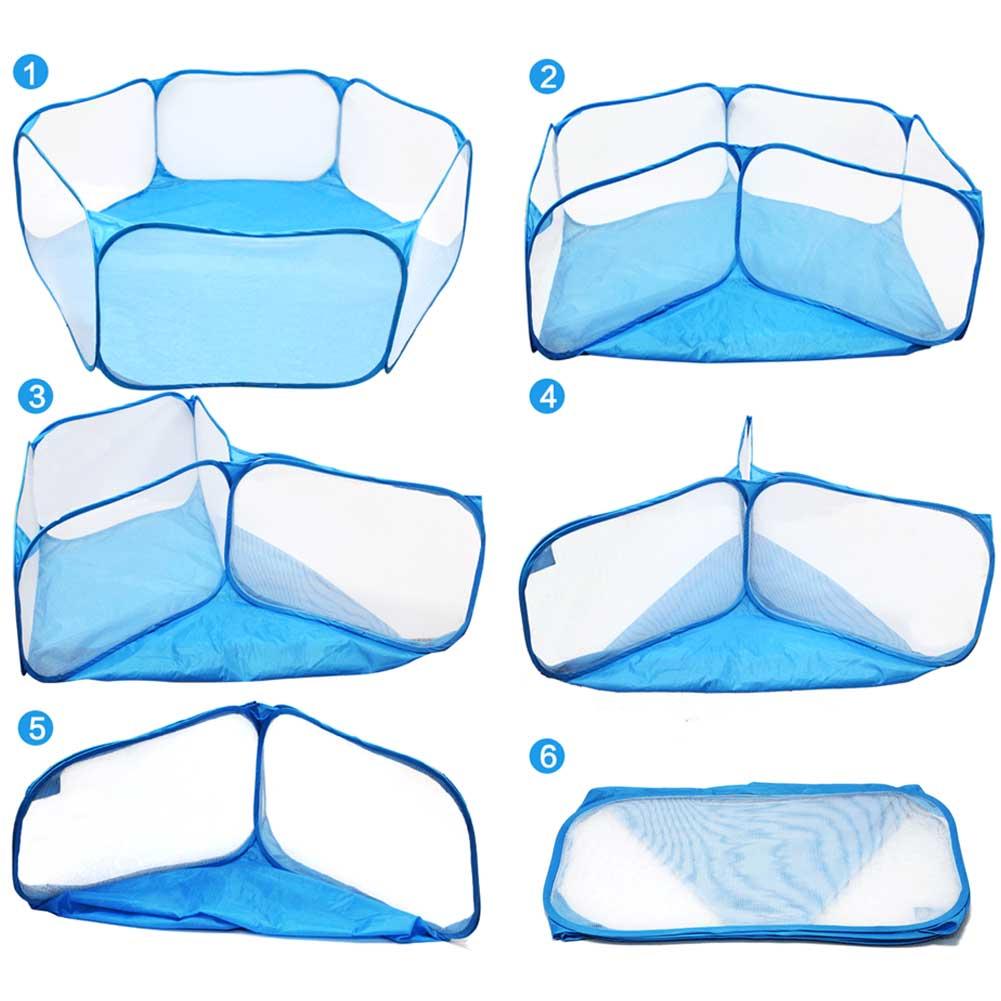 Foldable Mesh Pet Playpen for Small Animals by HitMyNeed