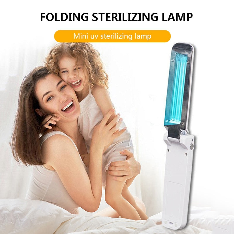 Foldable UV-C Sterilizer Wand with USB Power by HitMyNeed