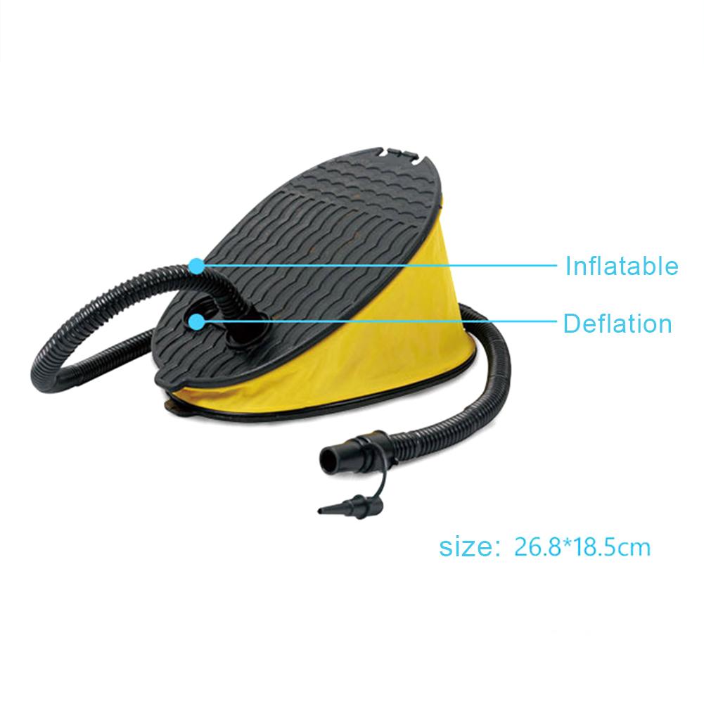 Foot Air Pump Manual Inflator with 3 Nozzles by HitMyNeed