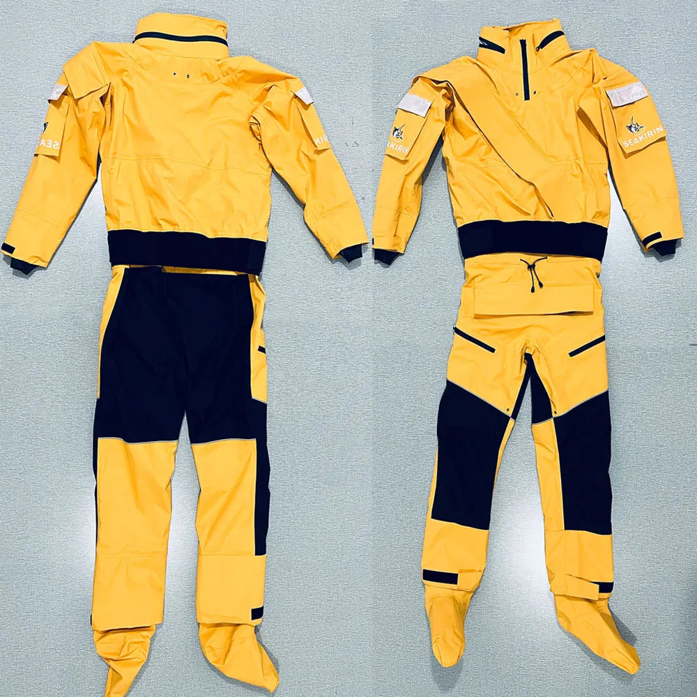 Front Entry Waterproof Hooded Drysuit for Watersports by HitMyNeed