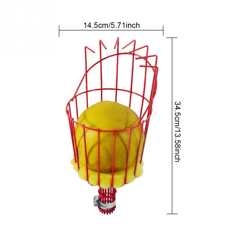 Fruit Picker Tool with Basket for Garden Harvesting by HitMyNeed