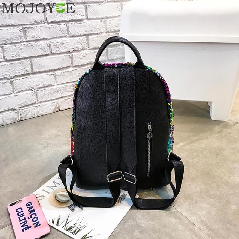 Girls Sequin Backpack with Soft Straps, 39cm by HitMyNeed