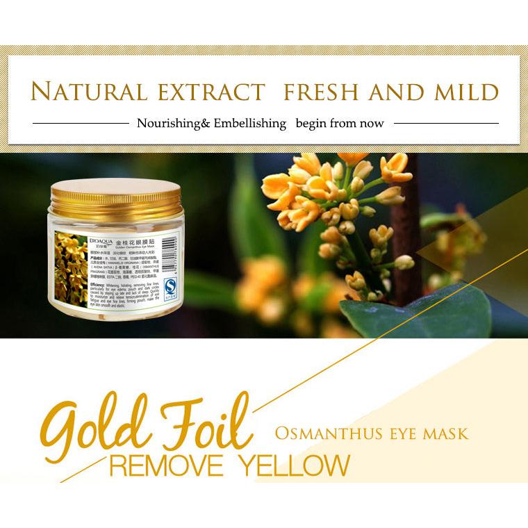 Golden Osmanthus Eye Mask Patches (80 Pieces) by HitMyNeed