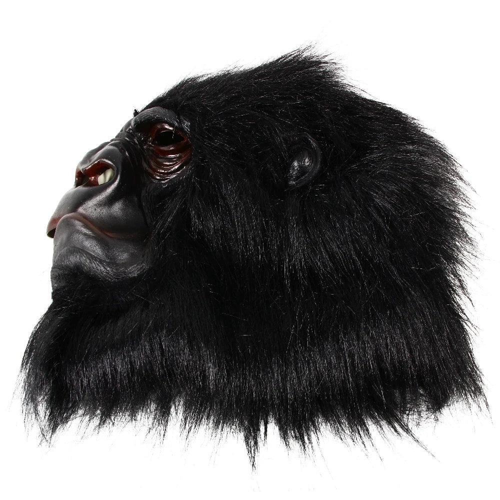 Gorilla Full Head Latex Mask with Realistic Hair by HitMyNeed