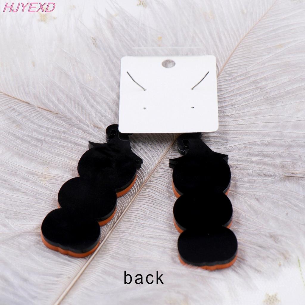 Halloween Dangle Pumpkin Earrings for Women by HitMyNeed