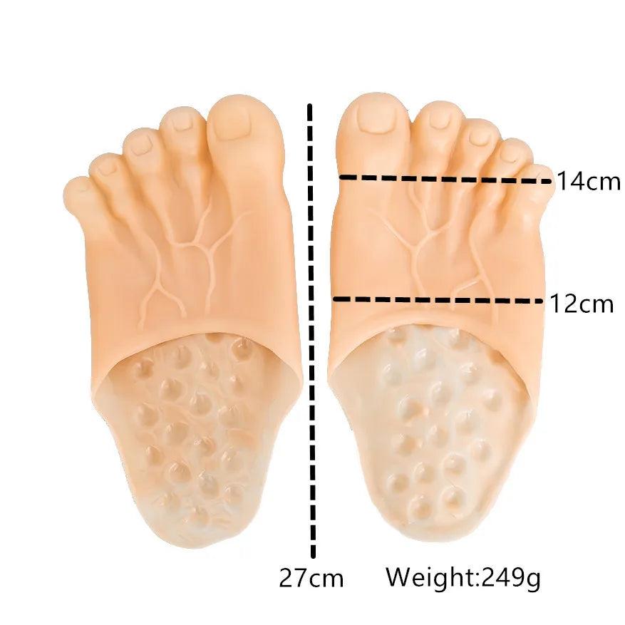 Halloween Monster Bigfoot Slippers Shoe Covers by HitMyNeed