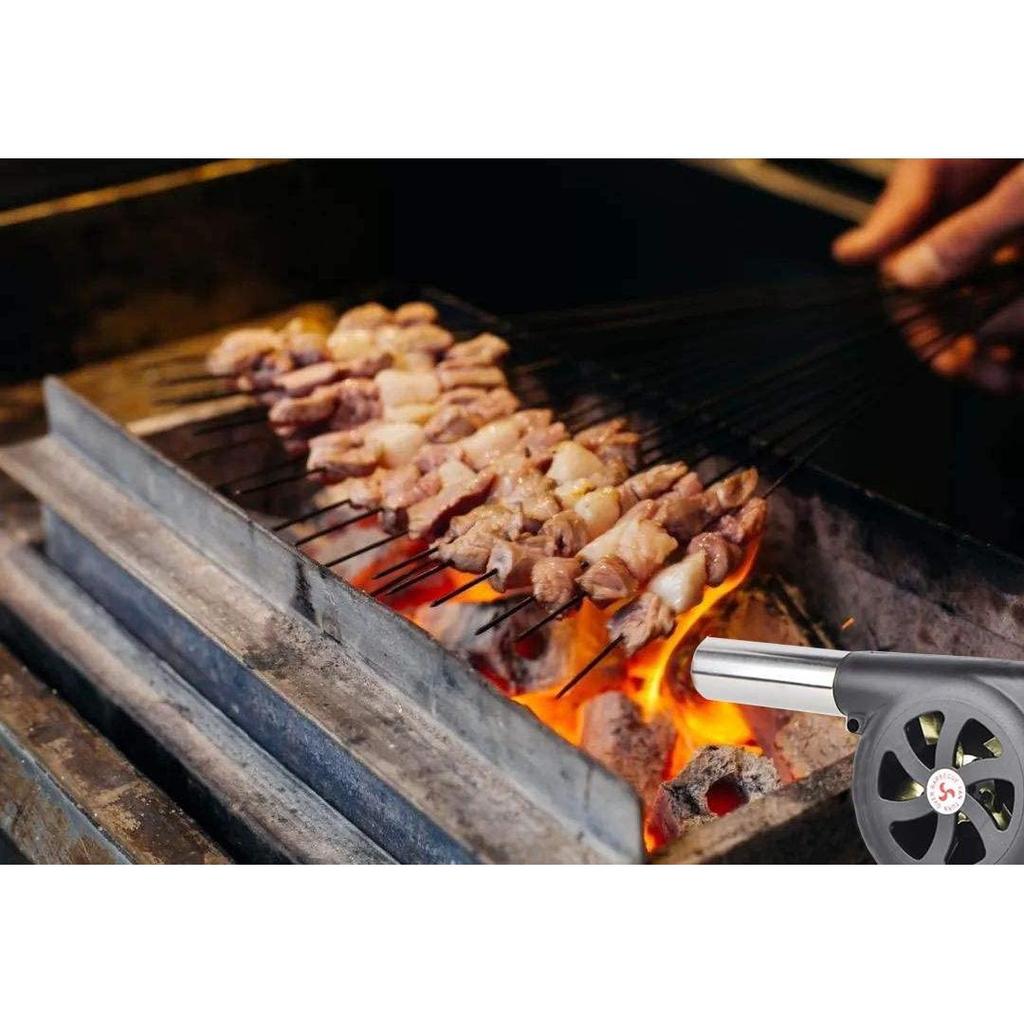 Hand Crank Barbecue Blower for Charcoal & Camping by HitMyNeed