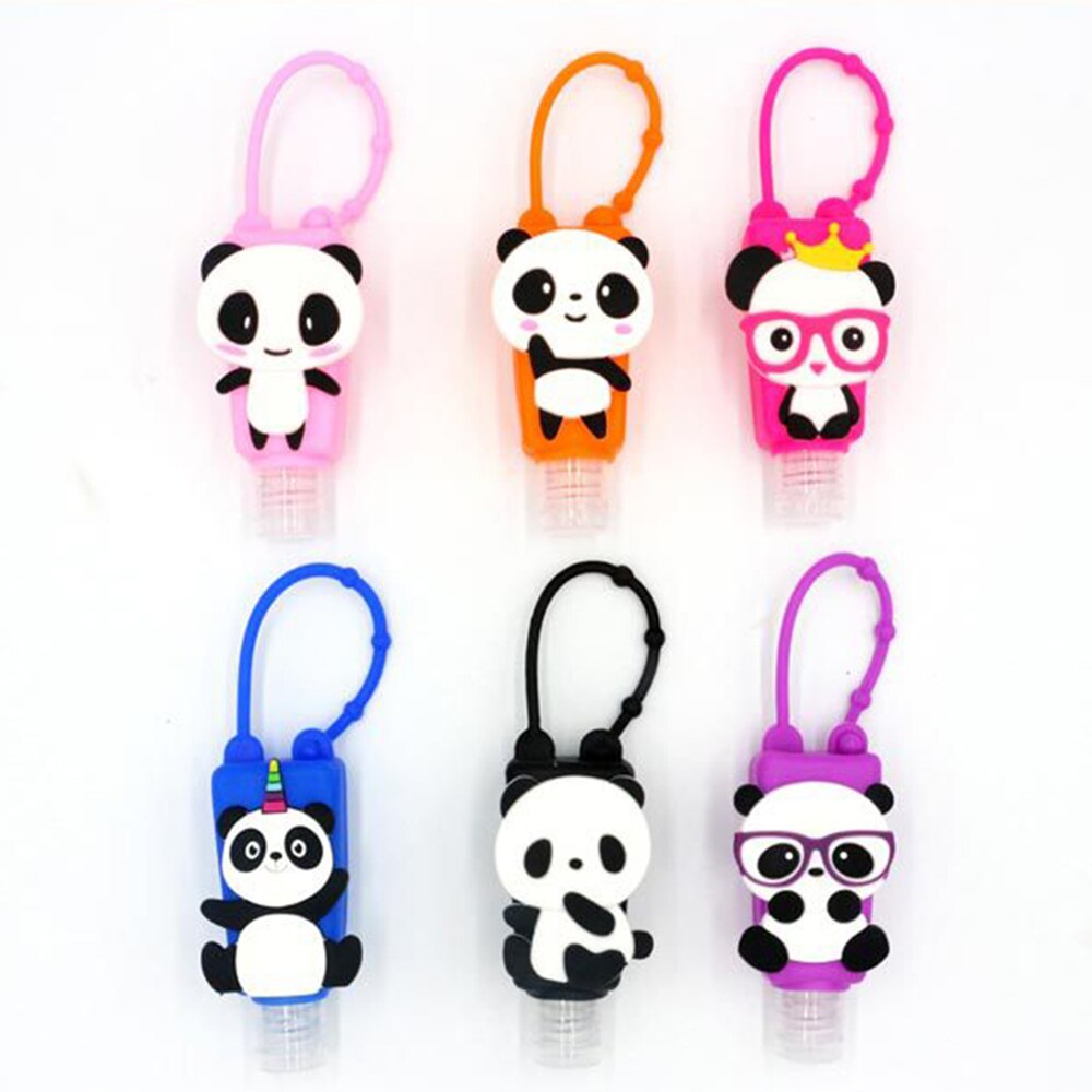 Hand Sanitizer Hanger Set with Refillable Bottles (4pcs) by HitMyNeed