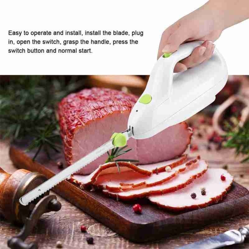 Handheld Stainless Steel Electric Meat Knife by HitMyNeed