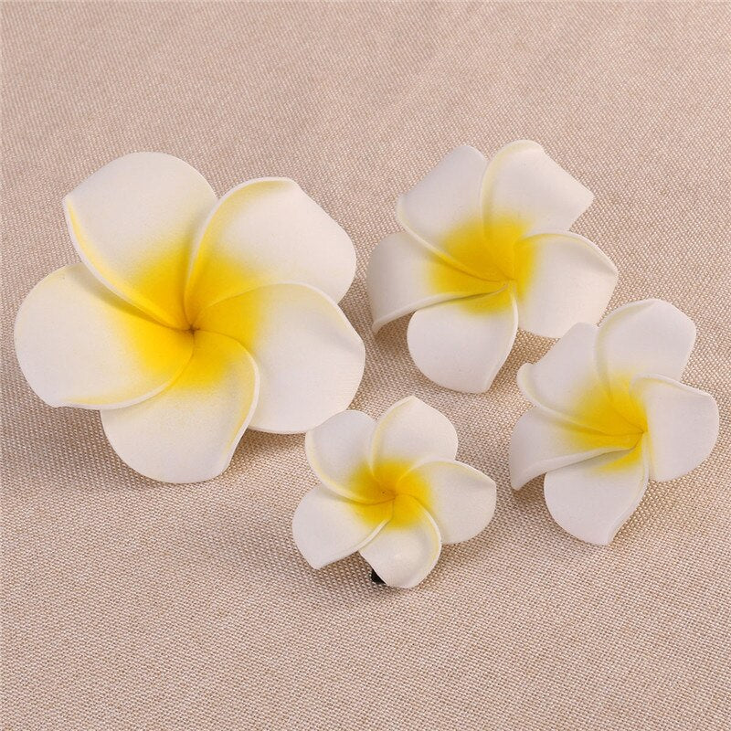 Hawaiian Flower Hair Clips Set of 4 by HitMyNeed