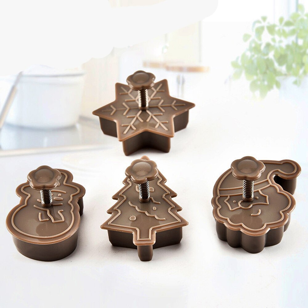Holiday Cookie Cutters 4-Piece Christmas Set by HitMyNeed