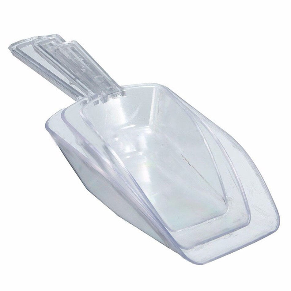 Ice Cube Scoop Set Plastic Shovels (3 Sizes) by HitMyNeed