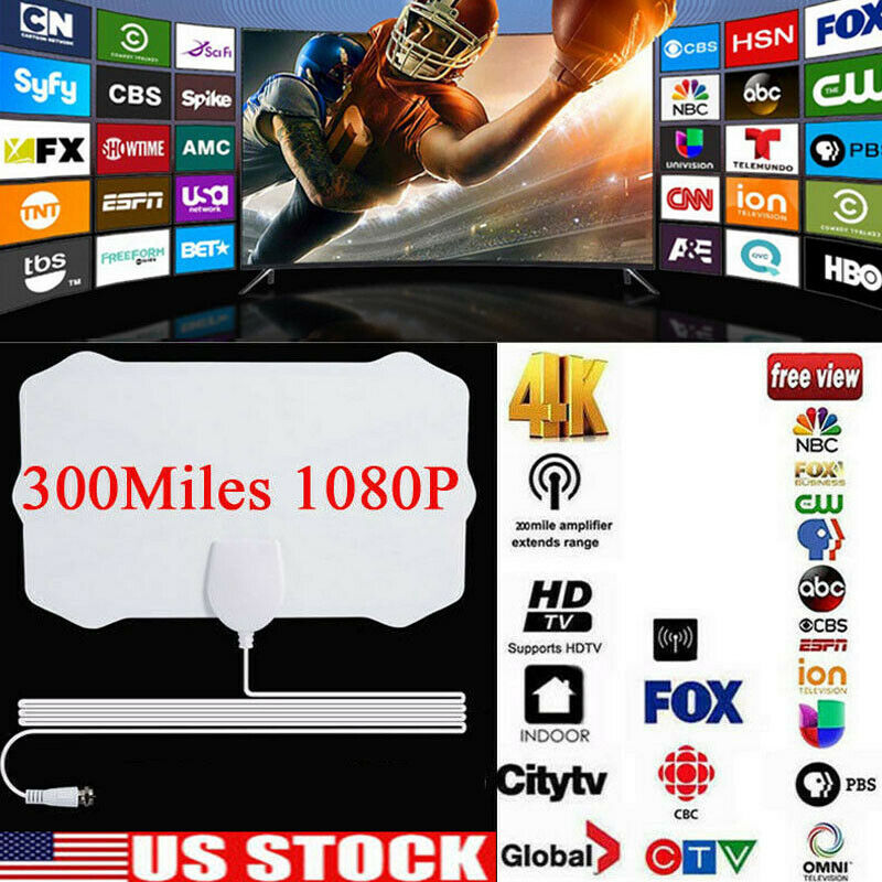Indoor HDTV Antenna Digital 1080P with Long Range by HitMyNeed