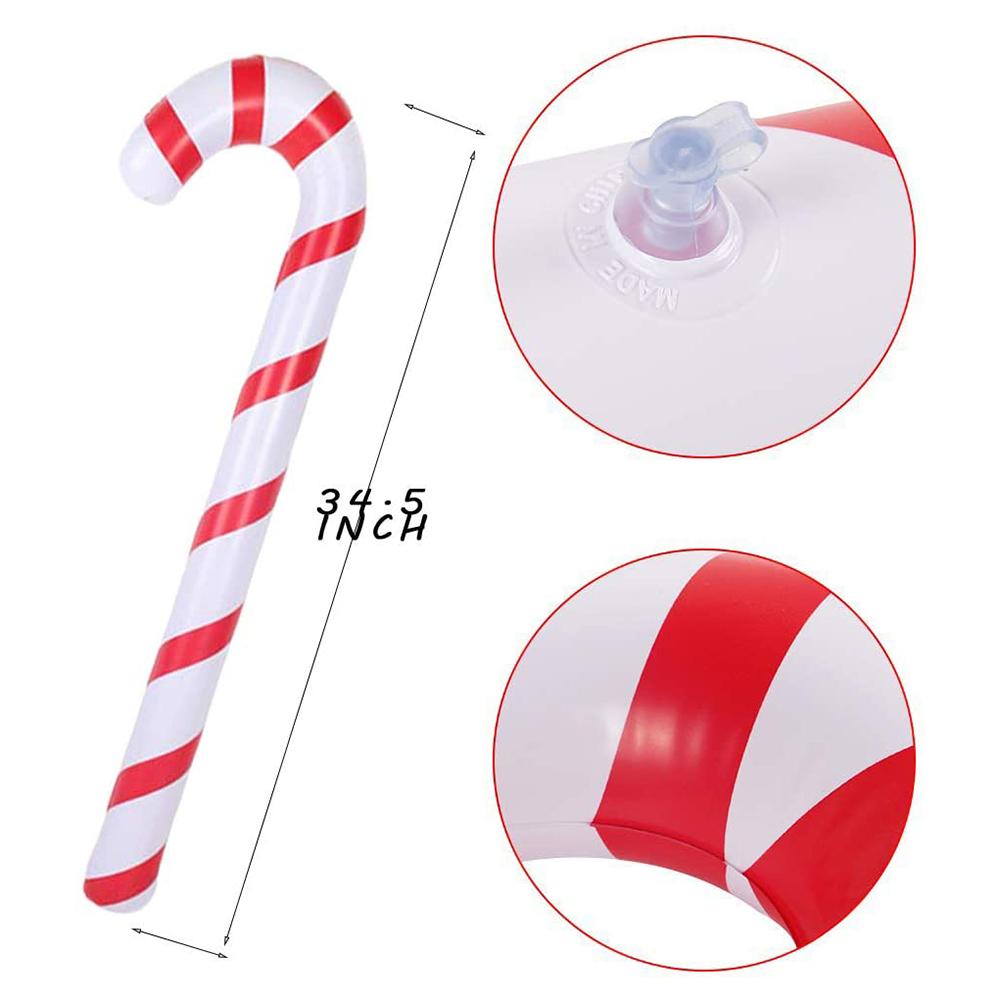 Inflatable Candy Cane Christmas Decorations (2 Pack) by HitMyNeed