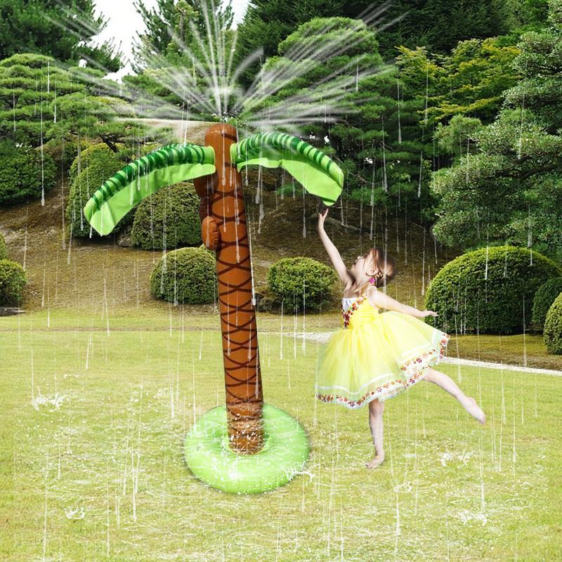Inflatable Coconut Tree Kids Water Sprinkler Toy by HitMyNeed