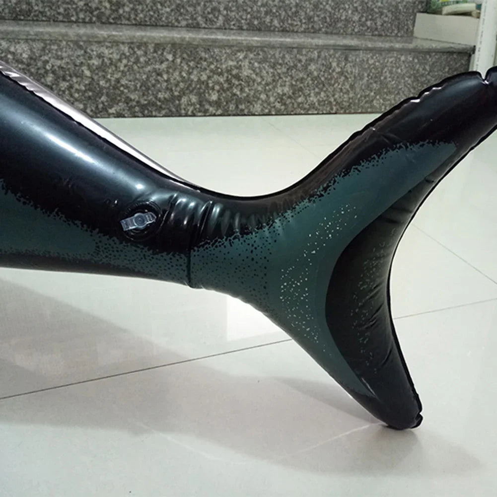 Inflatable Shark Pool Float for Kids and Adults by HitMyNeed