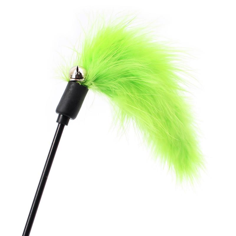 Interactive Cat Feather Wand Toy 28 cm by HitMyNeed